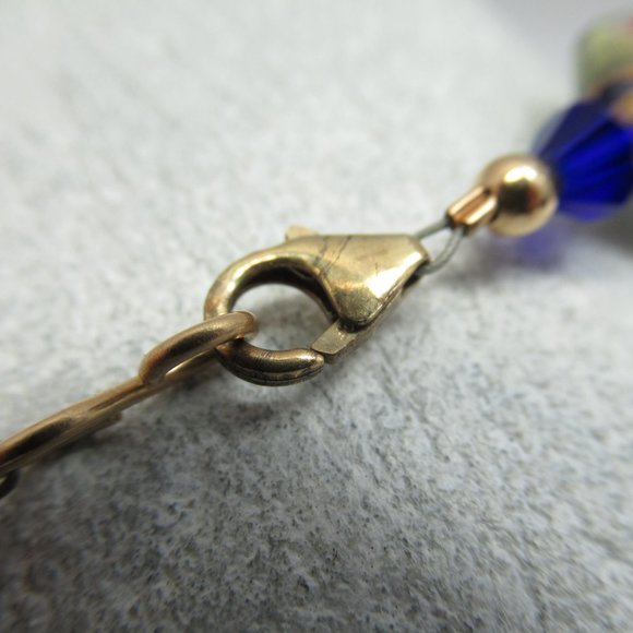 Glass and Crystal bead necklace - Picture 7 of 13